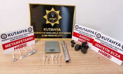 Kütahya’da uyuşturucu operasyonuna 2 tutuklama