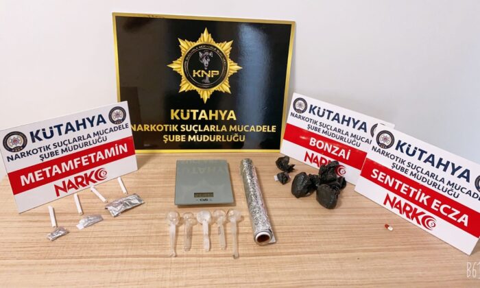 Kütahya’da uyuşturucu operasyonuna 2 tutuklama