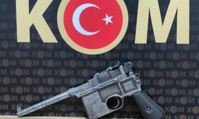 Malatya’da 18. yy ait yarı otomatik tabanca ele geçirildi