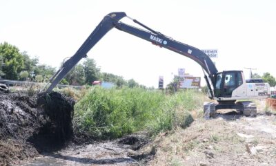 Manisa-Saruhanlı yolunda 30 kilometrelik dere temizliği başladı
