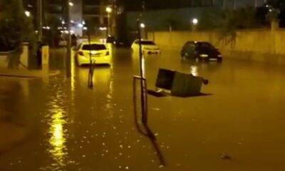 Manisa’da sağanak yağış etkili oldu