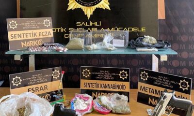 Manisa’da zehir tacirlerine şafak baskını