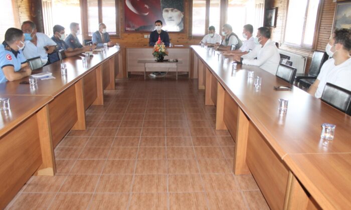 Manyas’ta orman yangınlarına karşı tedbir toplantısı