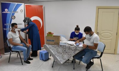 Mardin Büyükşehir Belediyesi çalışanları aşı oldu