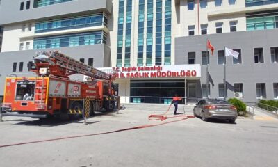 Mardin İl Sağlık Müdürlüğünde yangın