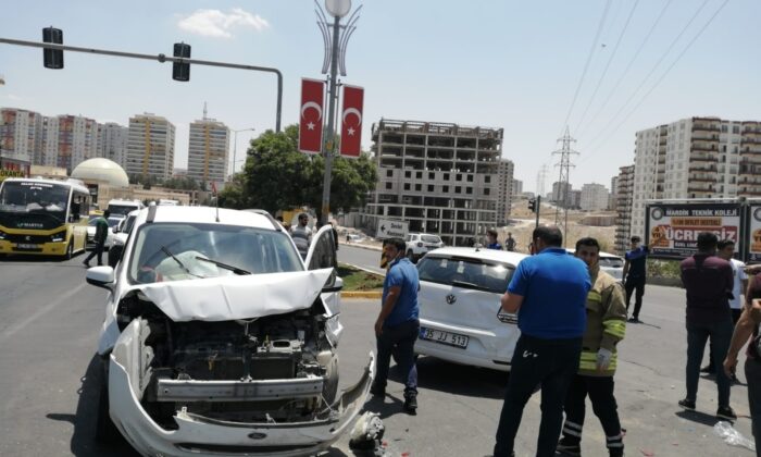 Mardin’de zincirleme kaza: 1 yaralı
