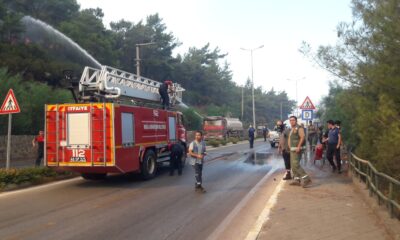 Marmaris-İçmeler karayolu trafiğe kapatıldı