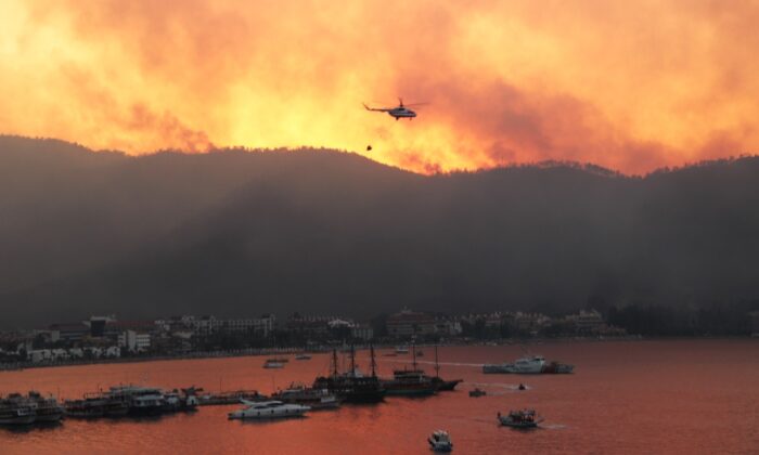 Marmaris’in ciğerleri yanıyor