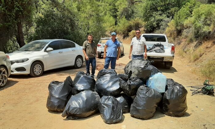 Marmaris’te bayramda 3 bin ton çöp toplandı