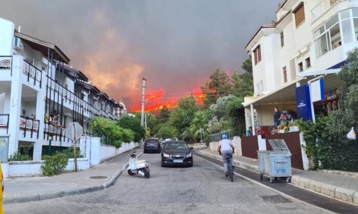 Marmaris’teki yangında bir kişi hayatını kaybetti
