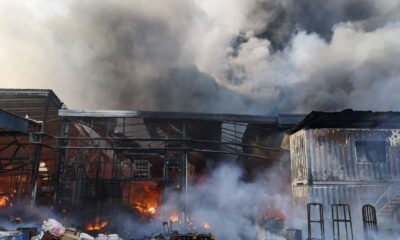 Mersin-Tarsus Organize Sanayi Bölgesi’nde fabrika yangını