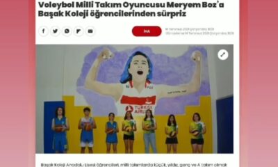 Meryem Boz’dan Başak Koleji gençlerine teşekkür mesajı