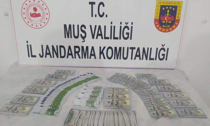 Muş’ta 2 milyon TL’lik sahte döviz ele geçirildi