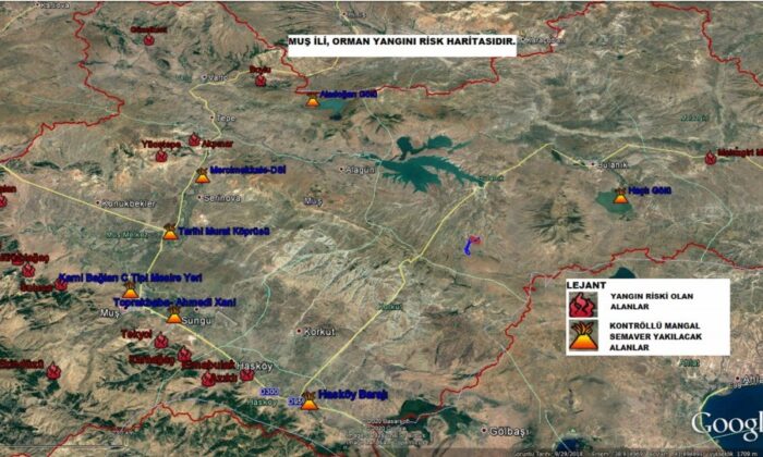 Muş’ta ormanlık alanlara giriş ve çıkışlar yasaklandı