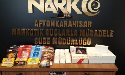 Narkotik polisinden uyuşturucu ve kaçak makaron operasyonu