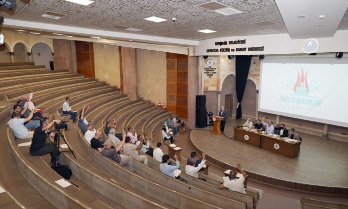 Nevşehir Belediye Meclisi Temmuz ayı toplantısı yapıldı