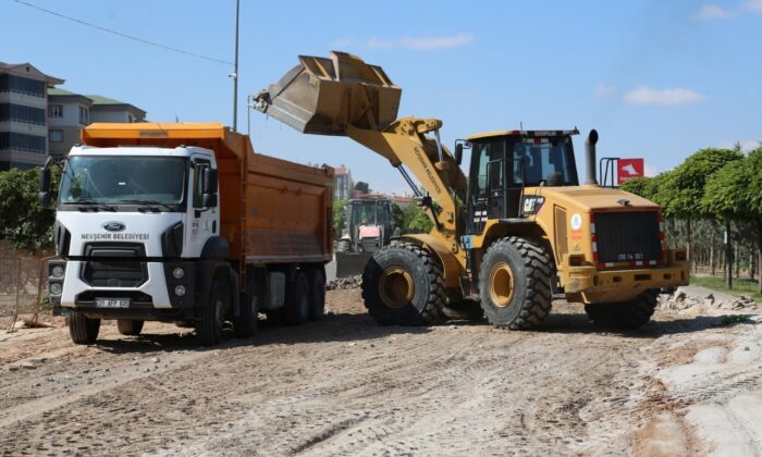Nevşehir’de 62. sokakta altyapı ve üstyapı çalışmaları başladı
