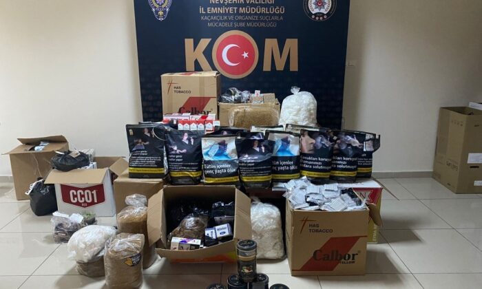 Nevşehir’de kaçak tütün operasyonu