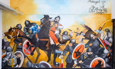 Okul duvarları tabloya dönüşüyor