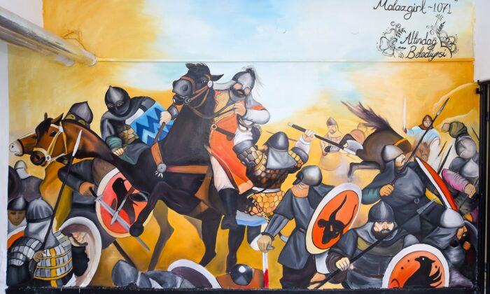 Okul duvarları tabloya dönüşüyor