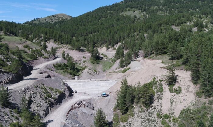 Oltu Esenyamaç Göleti ile 410 dekar zirai arazi sulanacak