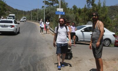 Ölüdeniz’e ulaşmak için kilometrelerce yürüdüler