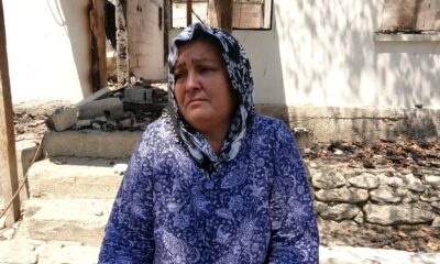 Orman yangında evi yanan kadın: “Canımızı zor kurtardık”