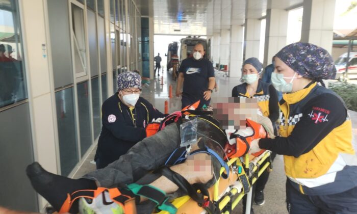 Otobanda feci kaza: 1 ölü, 1 yaralı