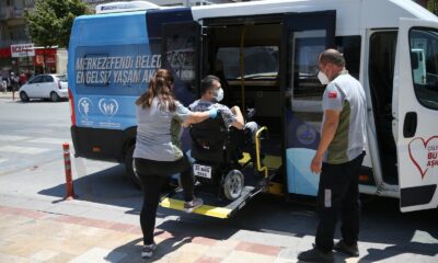 Özel bireylere ulaşım desteği devam ediyor