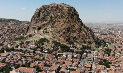 (Özel) Eşsiz manzarayı seyretmek için 625 merdiven basamağı çıkıyorlar