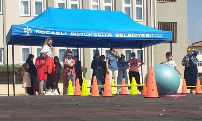 Özel gereksinimli çocuklara eğlenceli atletizm