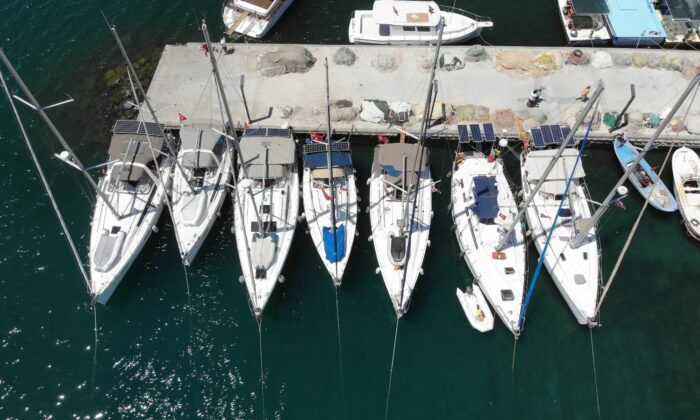 (Özel haber) Yelkencilerin yeni keşif rotası Edremit Körfezi