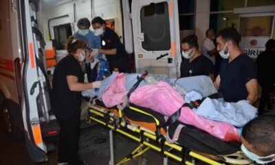 Parkta alkol alırken ateş yakan şahıs kendini yaktı