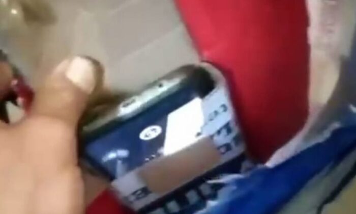 Poşet içinde akıllara durgunluk veren düzenek