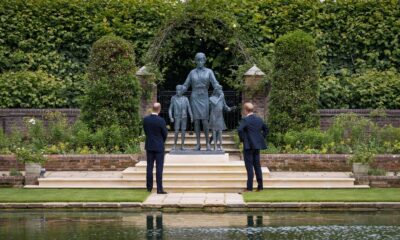 Prenses Diana’nın heykeli Londra’da açıldı