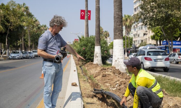 Refüjlerde otomatik sulama sistemi başladı