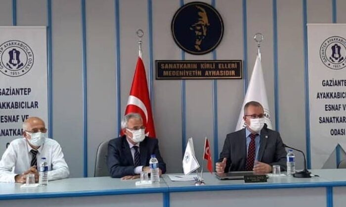 Rektör Özaydın’dan Ayakkabıcılar Odası’na ziyaret