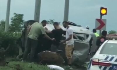 Rize’de trafik kazası: 7 yaralı