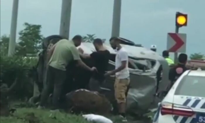 Rize’de trafik kazası: 7 yaralı