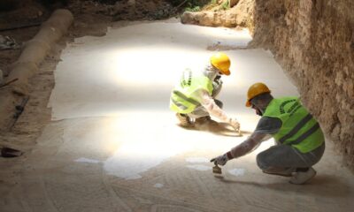 Roma dönemine ait ‘Tarihi Mozaiklerin’ restorasyonu devam ediyor