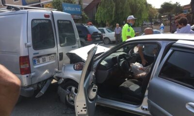 Safranbolu’da zincirleme kaza: 2 yaralı