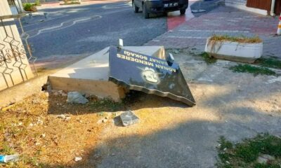 Sakin şehir Gerze’de kent mobilyalarına zarar verildi