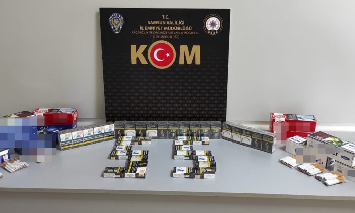 Samsun’da 2 bin 320 adet doldurulmuş sigara ele geçirildi