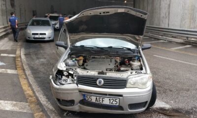 Samsun’da alt geçitte kaza: 2 yaralı