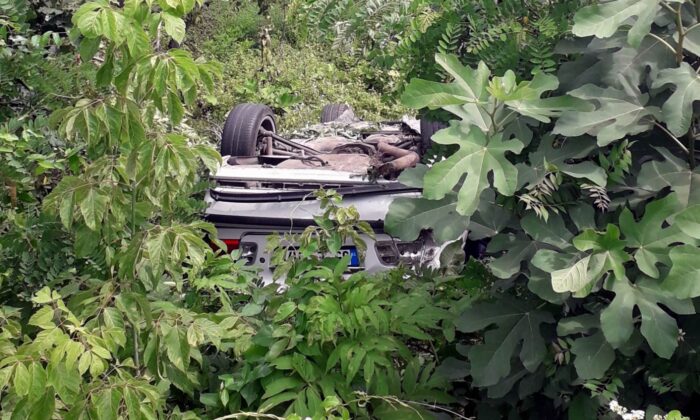 Samsun’da otomobil takla attı: 1 yaralı