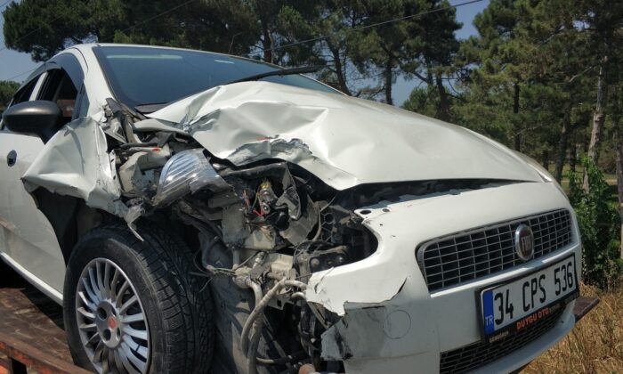 Samsun’da trafik kazası: 2 yaralı