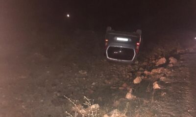 Sarıkamış’ta otomobil takla attı: 5 yaralı