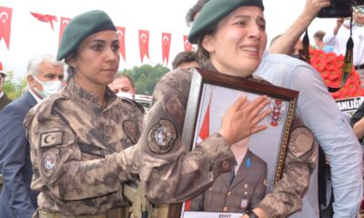 Şehit Astsubay Fatih Güney son yolculuğuna uğurlandı