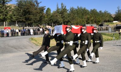 Şehit Çelebi için uğurlama töreni