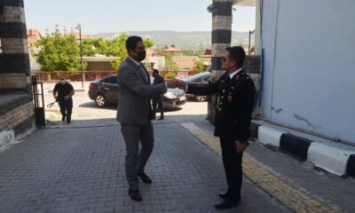 Selendi’de protokol bayramlaştı